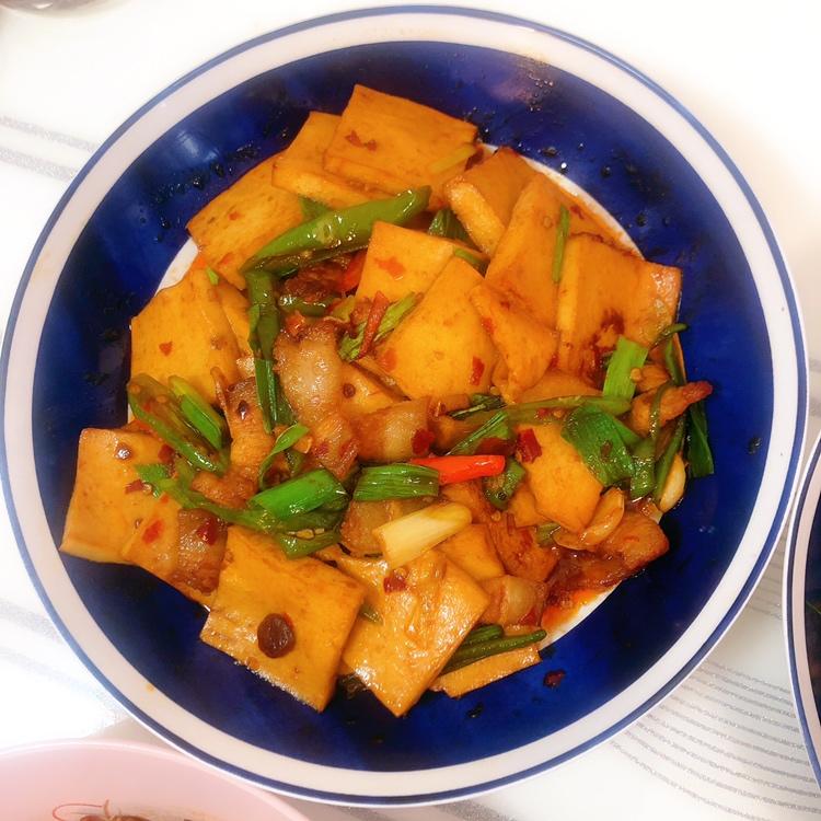干锅千叶豆腐，千页豆腐