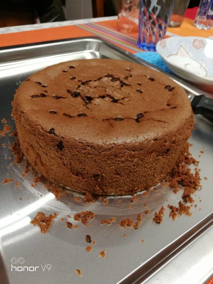 8寸可可戚风蛋糕