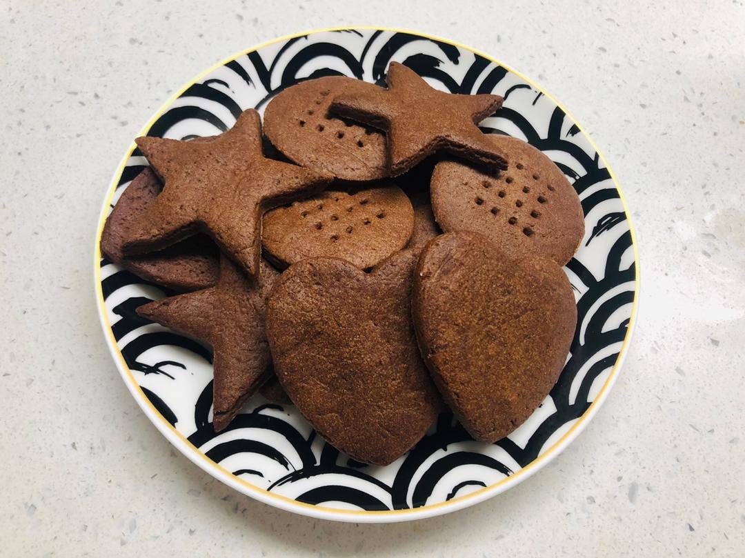 【超简单】 巧克力饼干 很脆很好吃