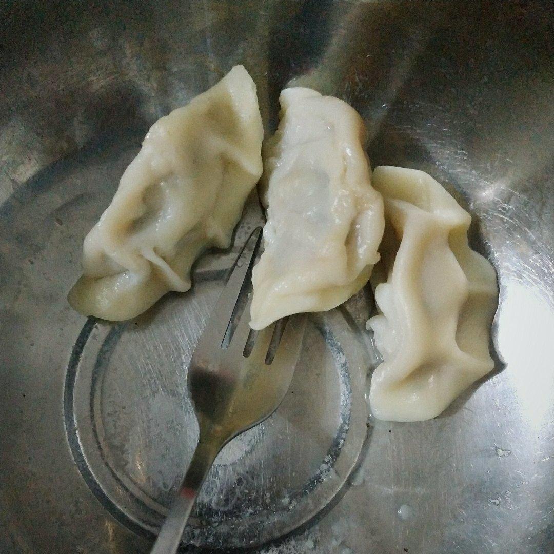 沙葱猪肉馅饺子（面包机和面、高压锅煮饺子）