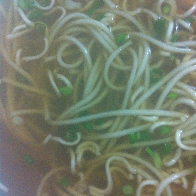小葱麻油酱油面