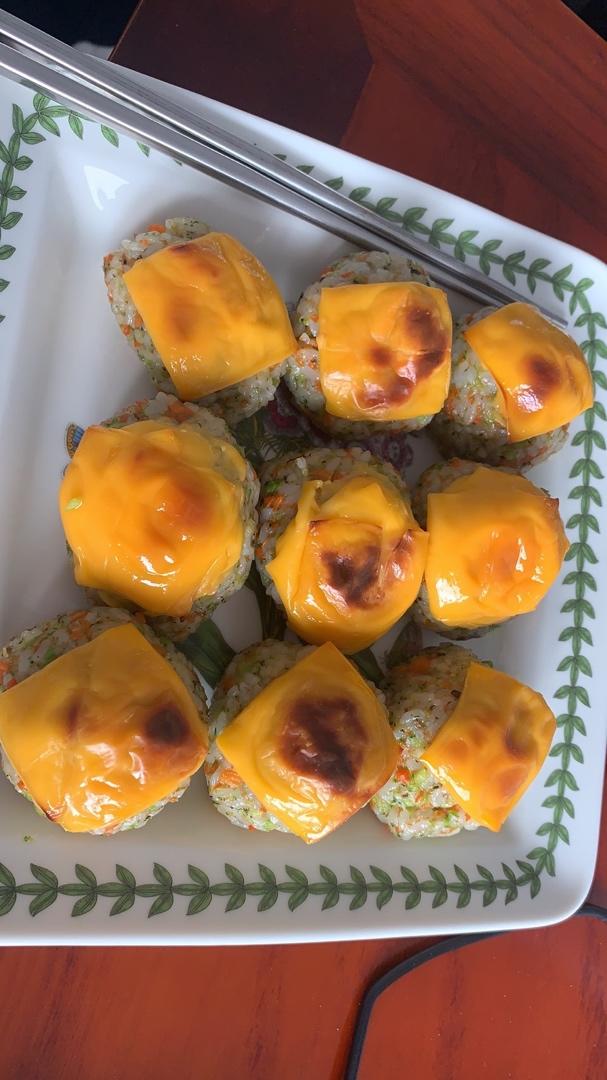 芝士就是力量【芝士肉松小饭团】