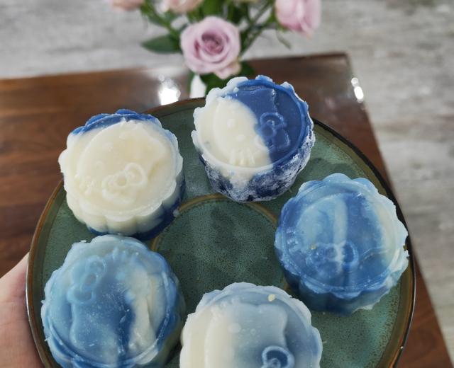 青花瓷月饼的做法