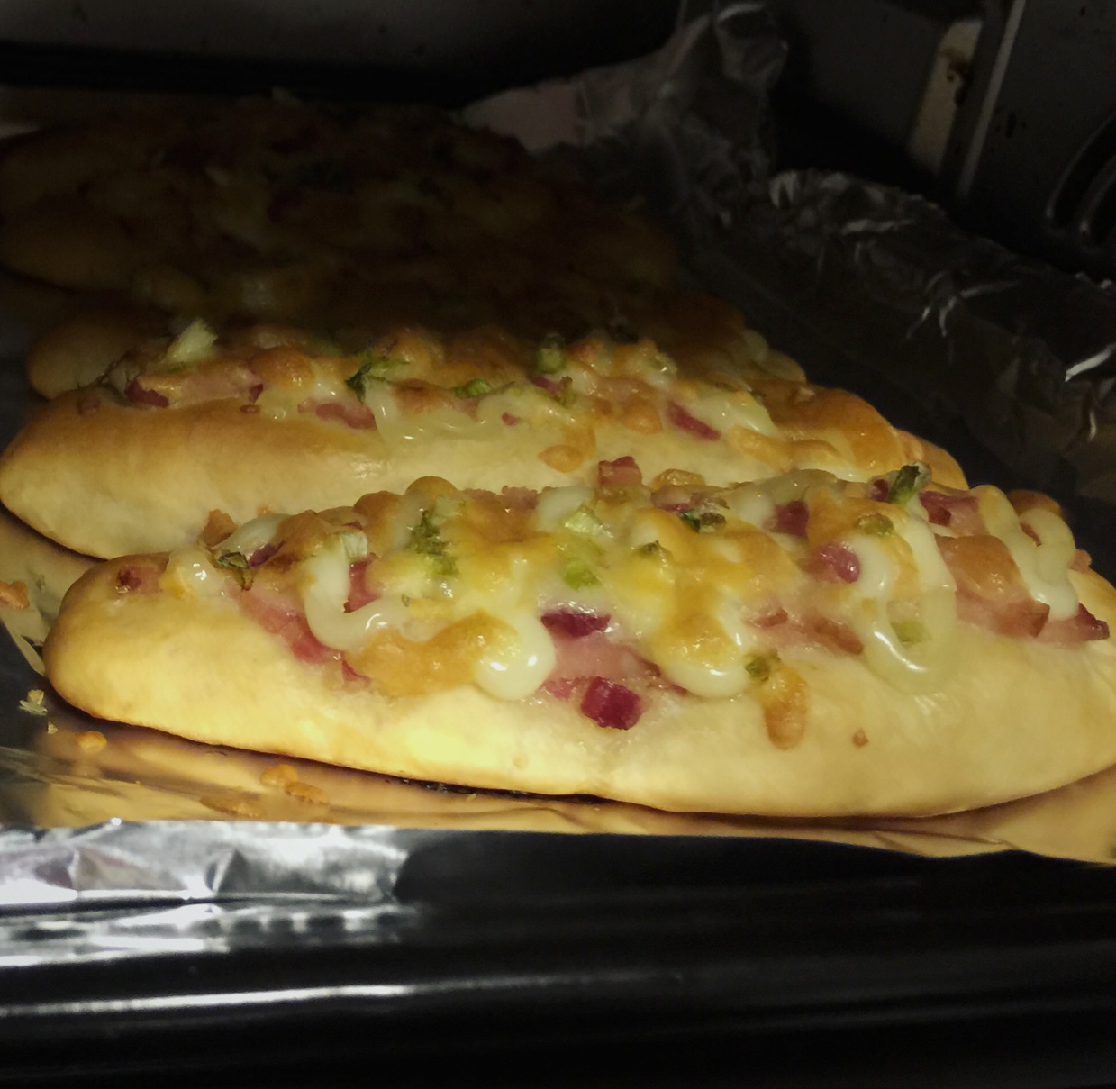 香葱芝士面包条