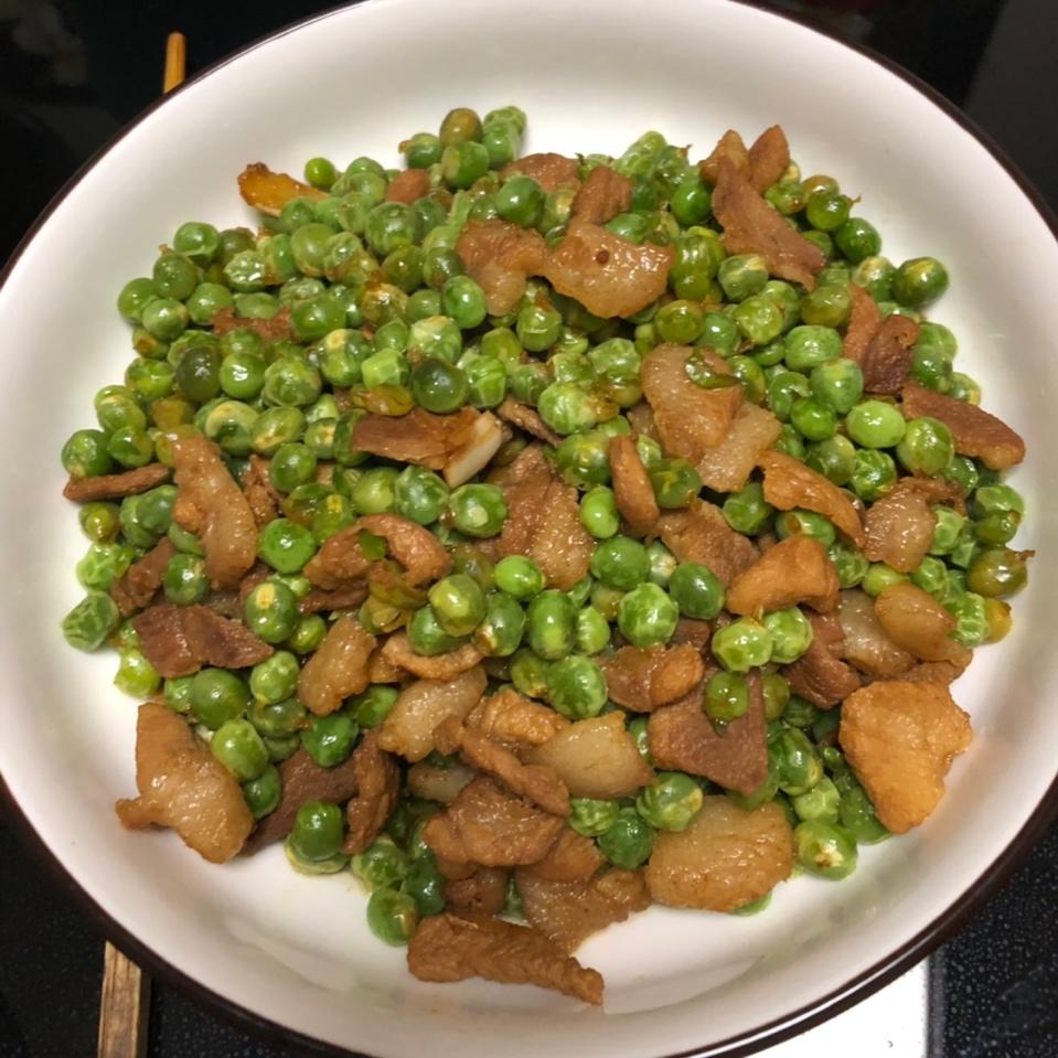 豌豆炒肉