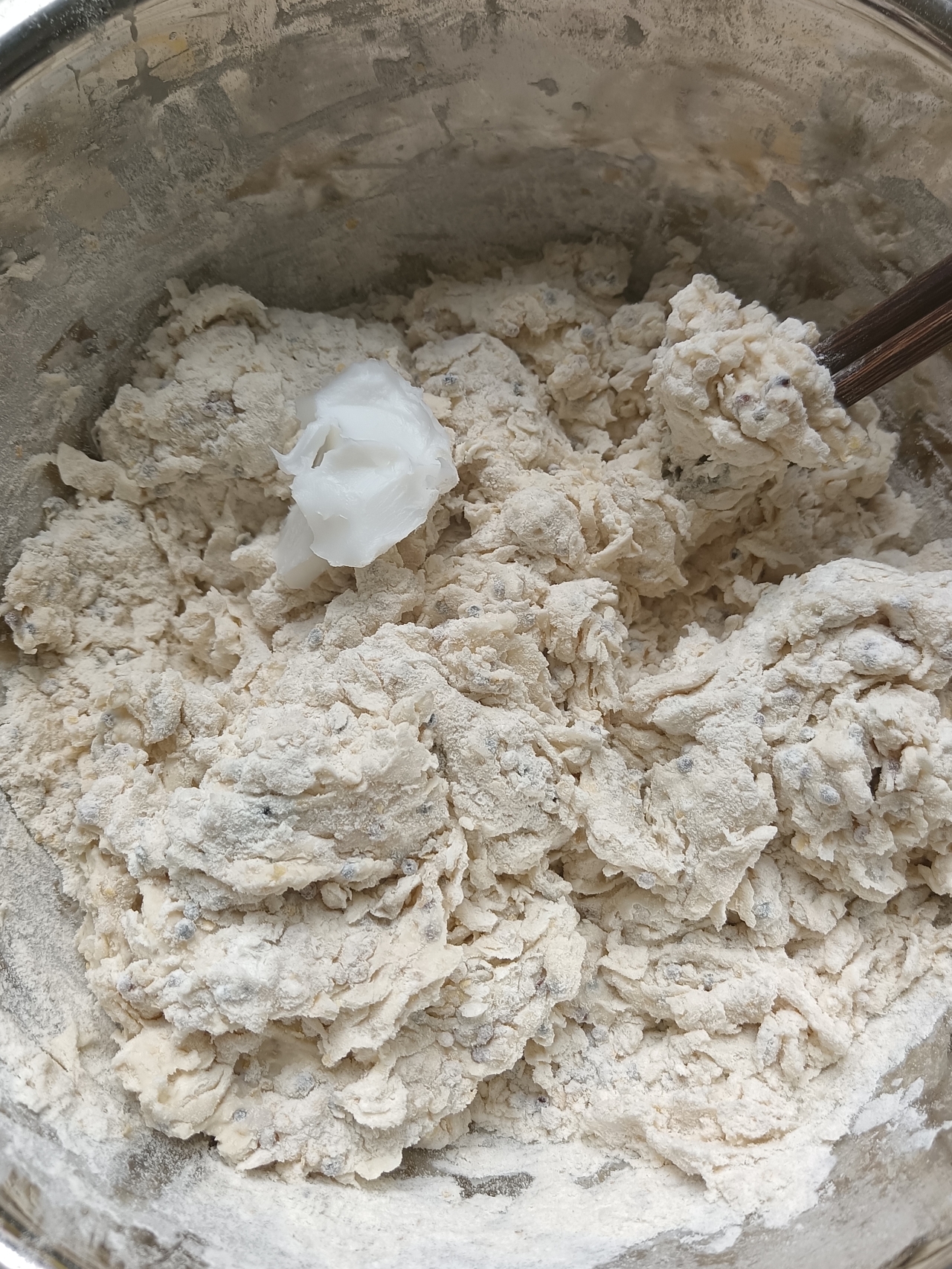 一次发酵全麦藜麦馒头的做法 步骤5