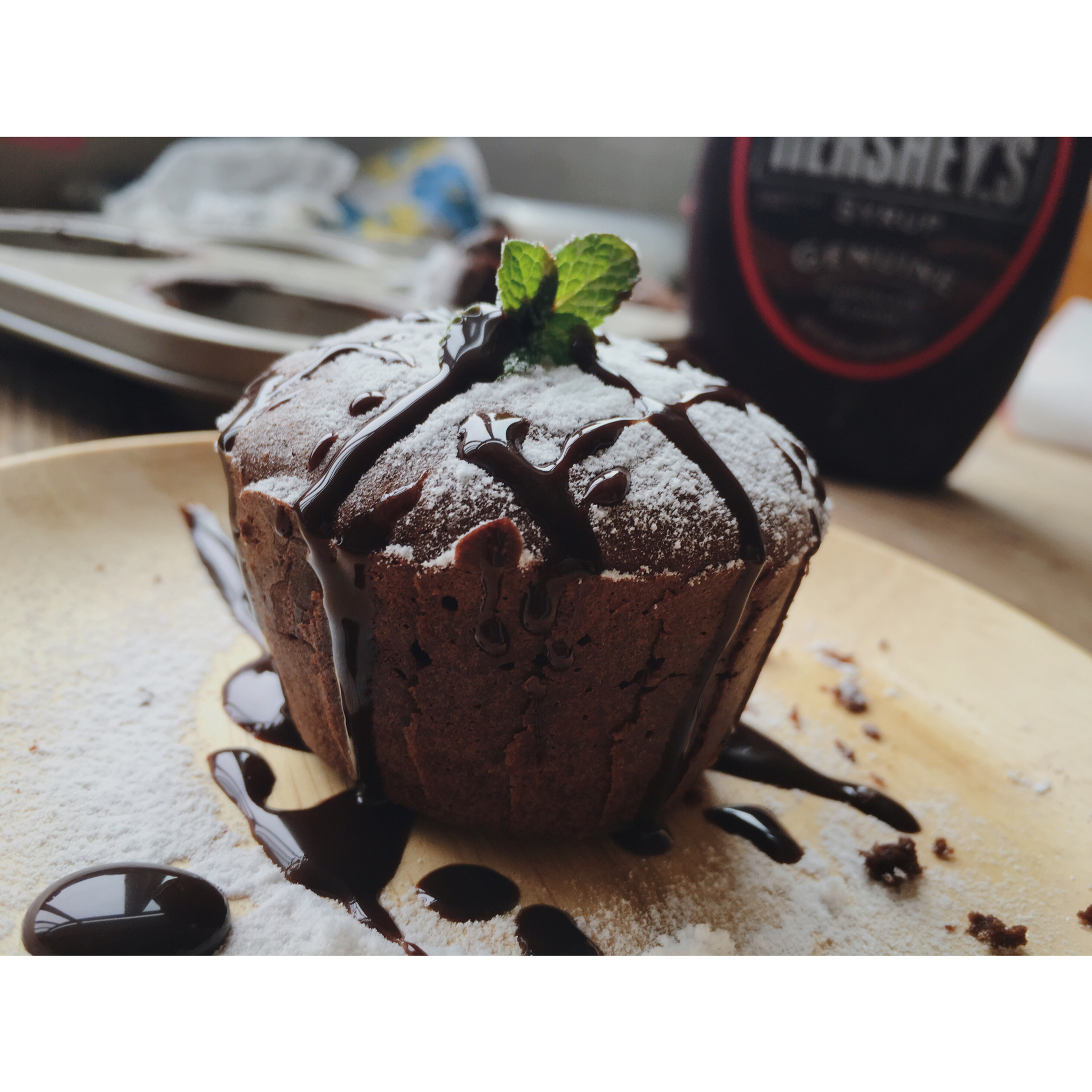 给妹子群的巧克力熔岩蛋糕