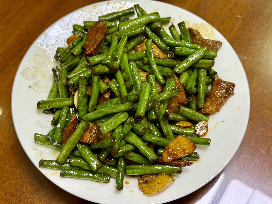 豆角炒肉丝