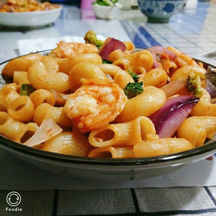 减脂|美味又低脂的虾油虾仁意大利面