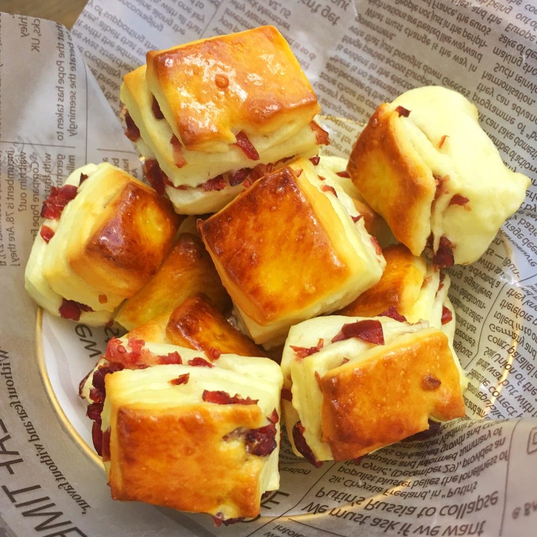 蔓越莓优格小面包块