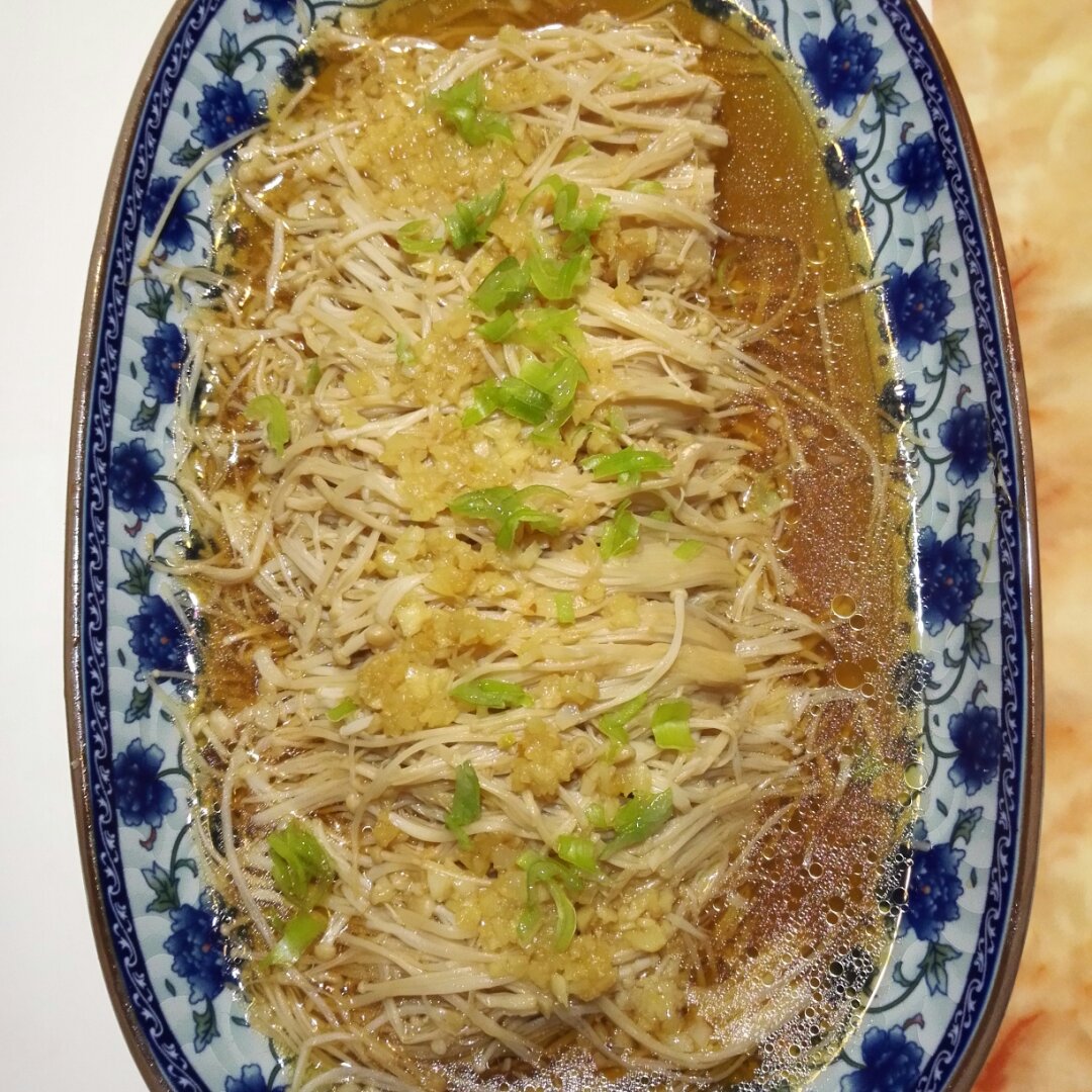 蒜蓉蒸金针菇
