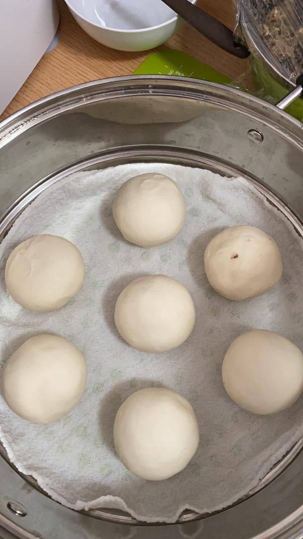 超好吃有豆豆的豆沙包，一次发酵（红豆包）