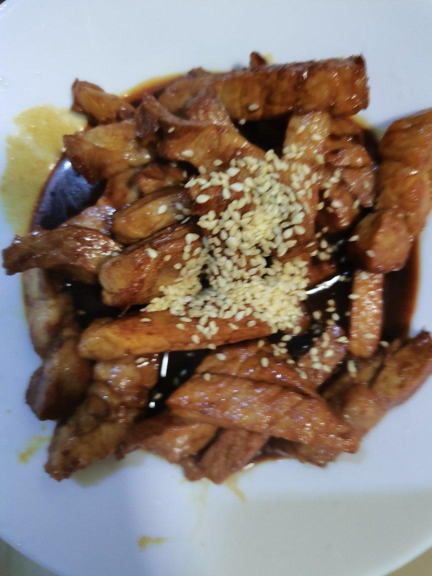 蜜汁梅花肉