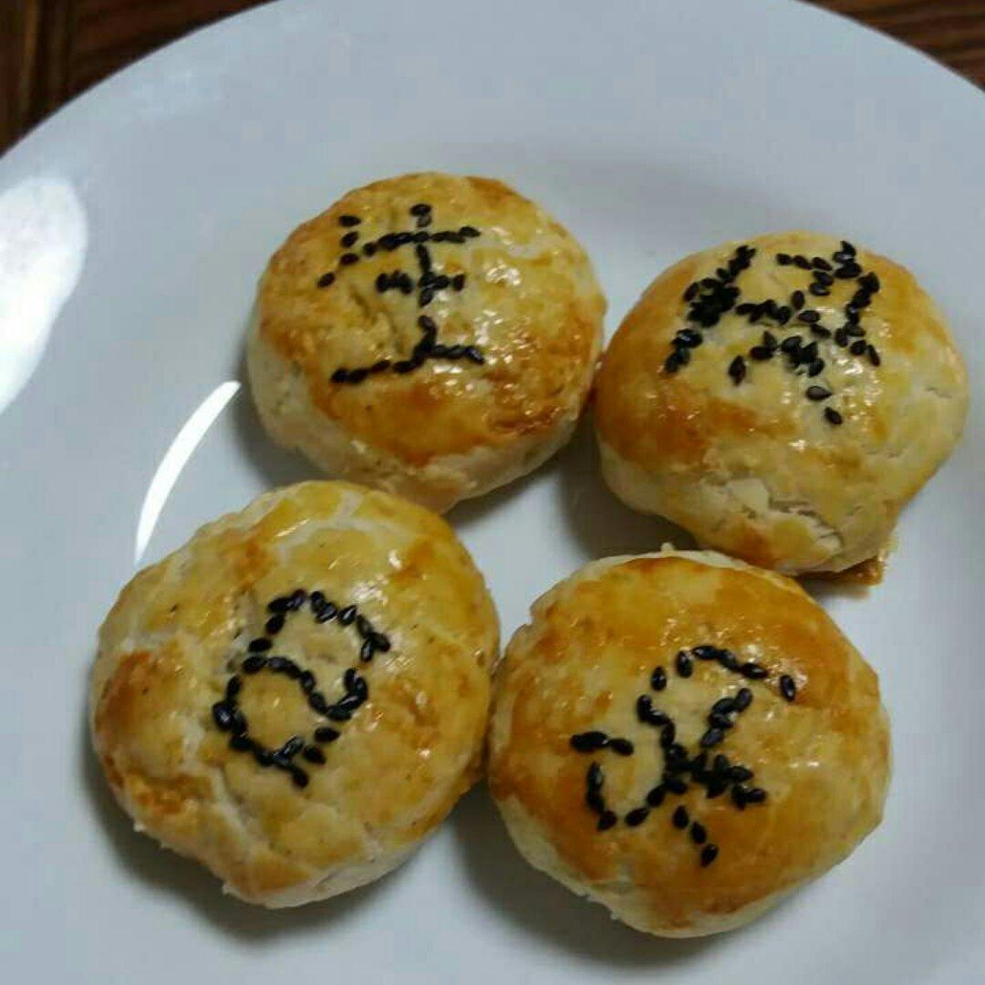 椒盐酥饼（自制椒盐芝麻馅）