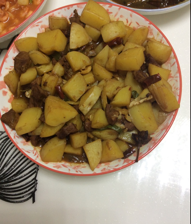 红烧土豆排骨&肉