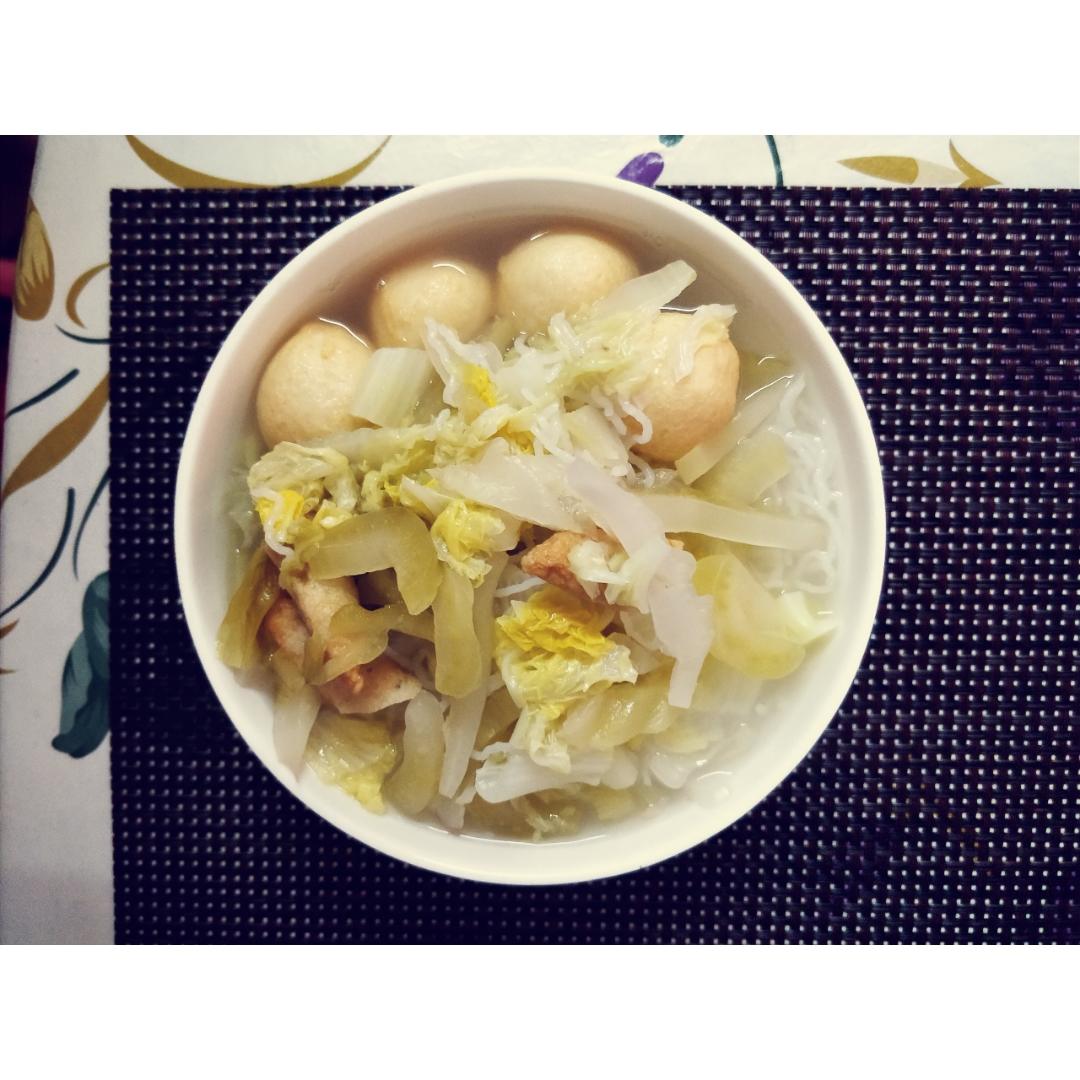 白菜粉丝汤