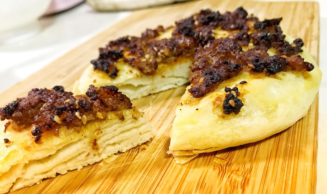 土掉渣烧饼 酱香饼（改良版 饼皮不会硬 三种饼皮对比！）