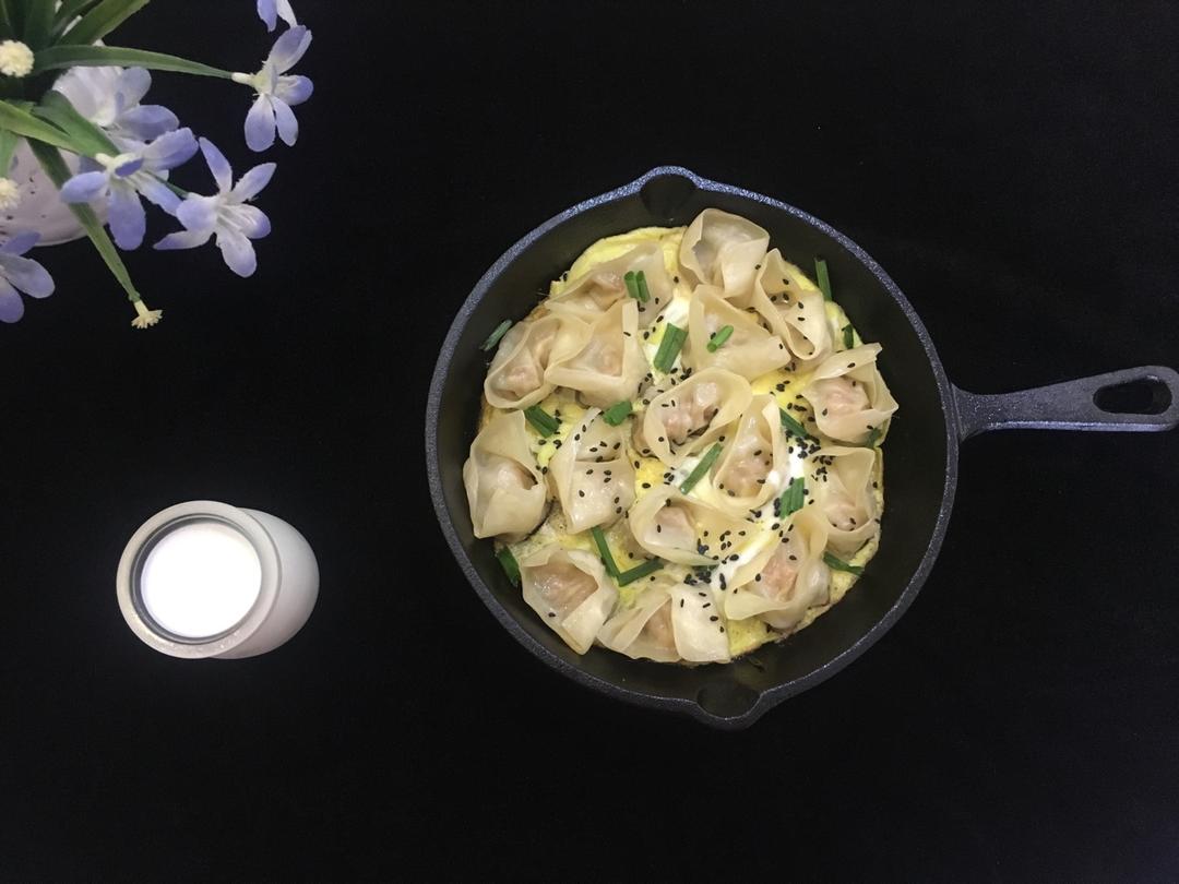 抱蛋煎馄饨