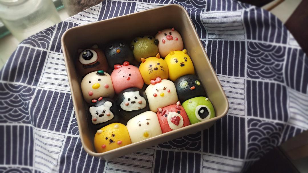 迪士尼卡通挤挤小馒头