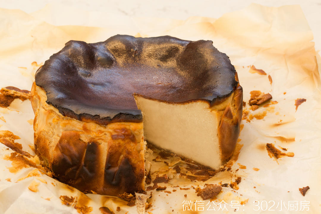 【0276】巴斯克乳酪蛋糕（Basque Burnt Cheesecake） <302小厨房>