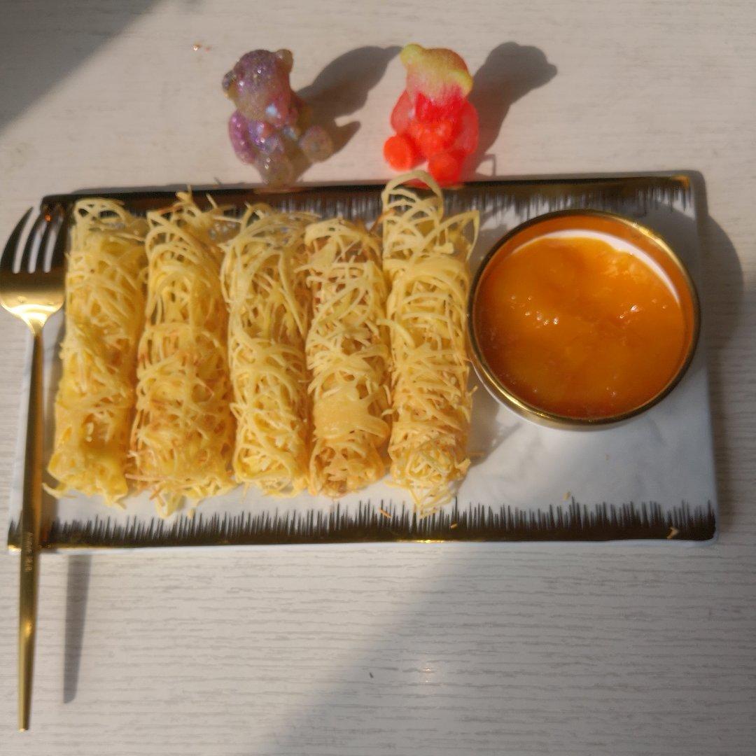 高颜值鸡蛋蕾丝网饼