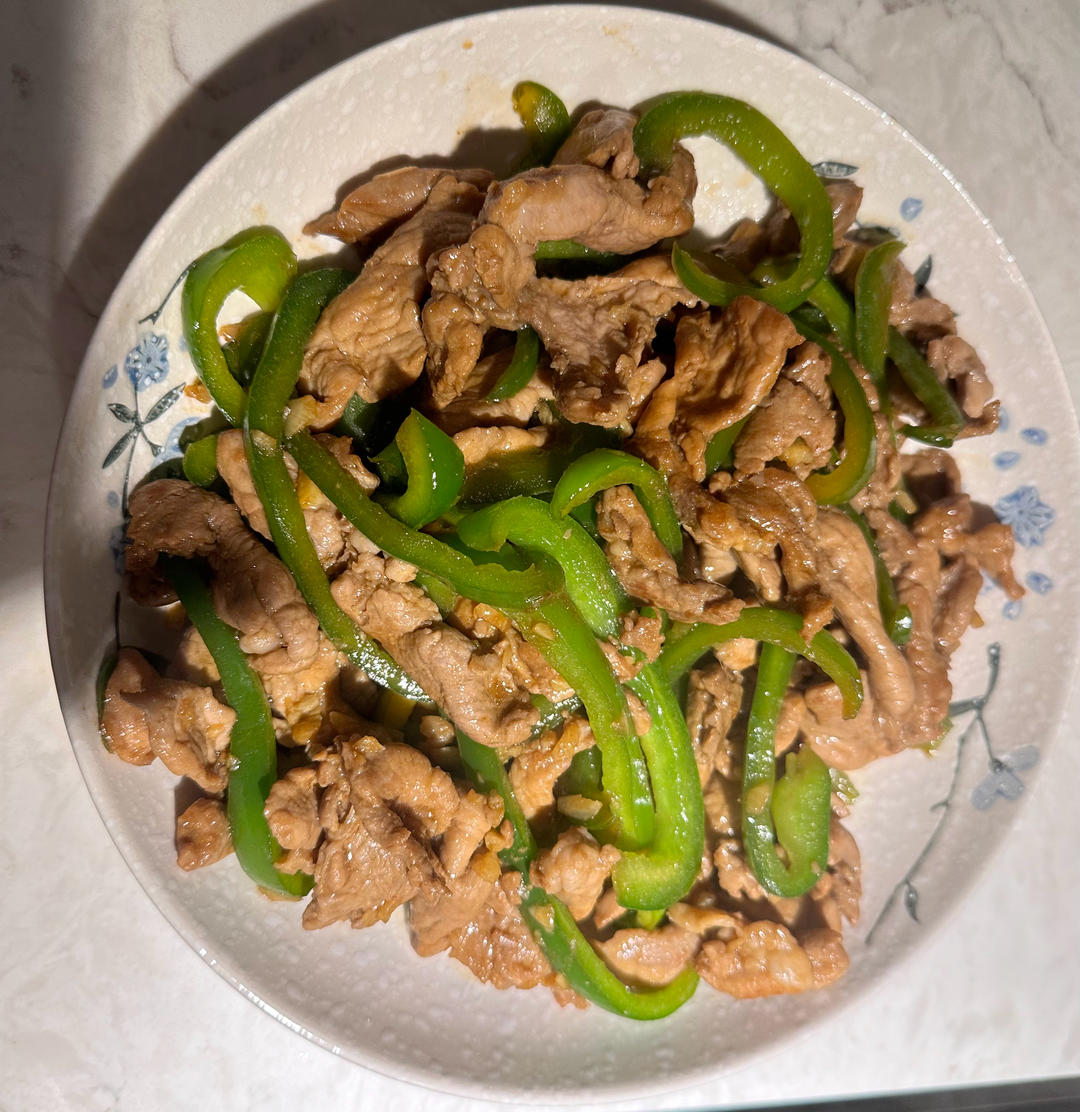 青椒炒肉丝