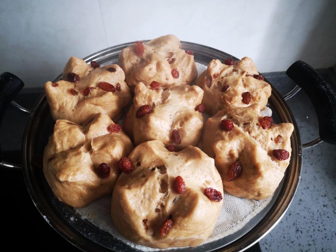 红糖红枣开花馒头（一次性发酵）