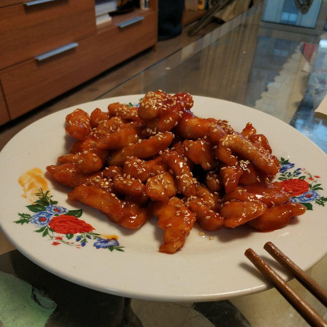 酸甜可口的糖醋里脊(鸡胸肉版)