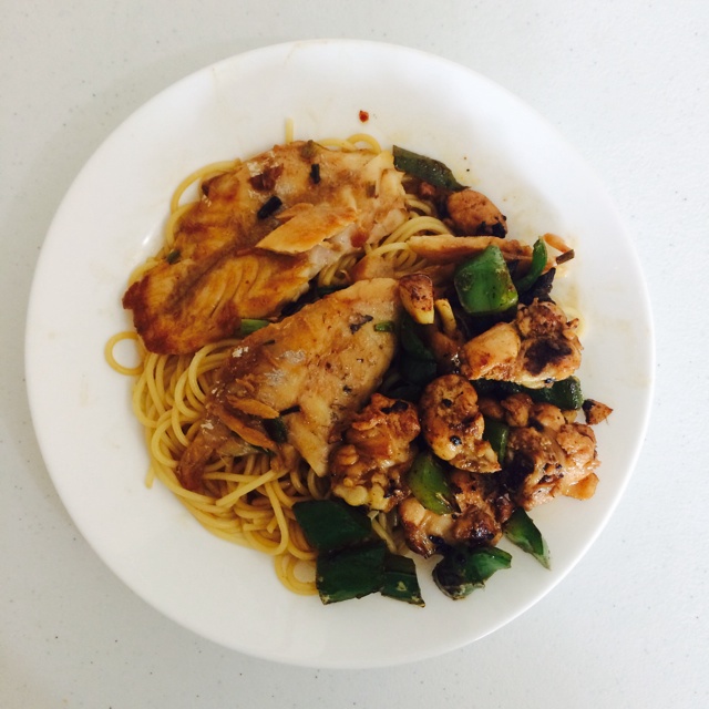尖椒鸡腿