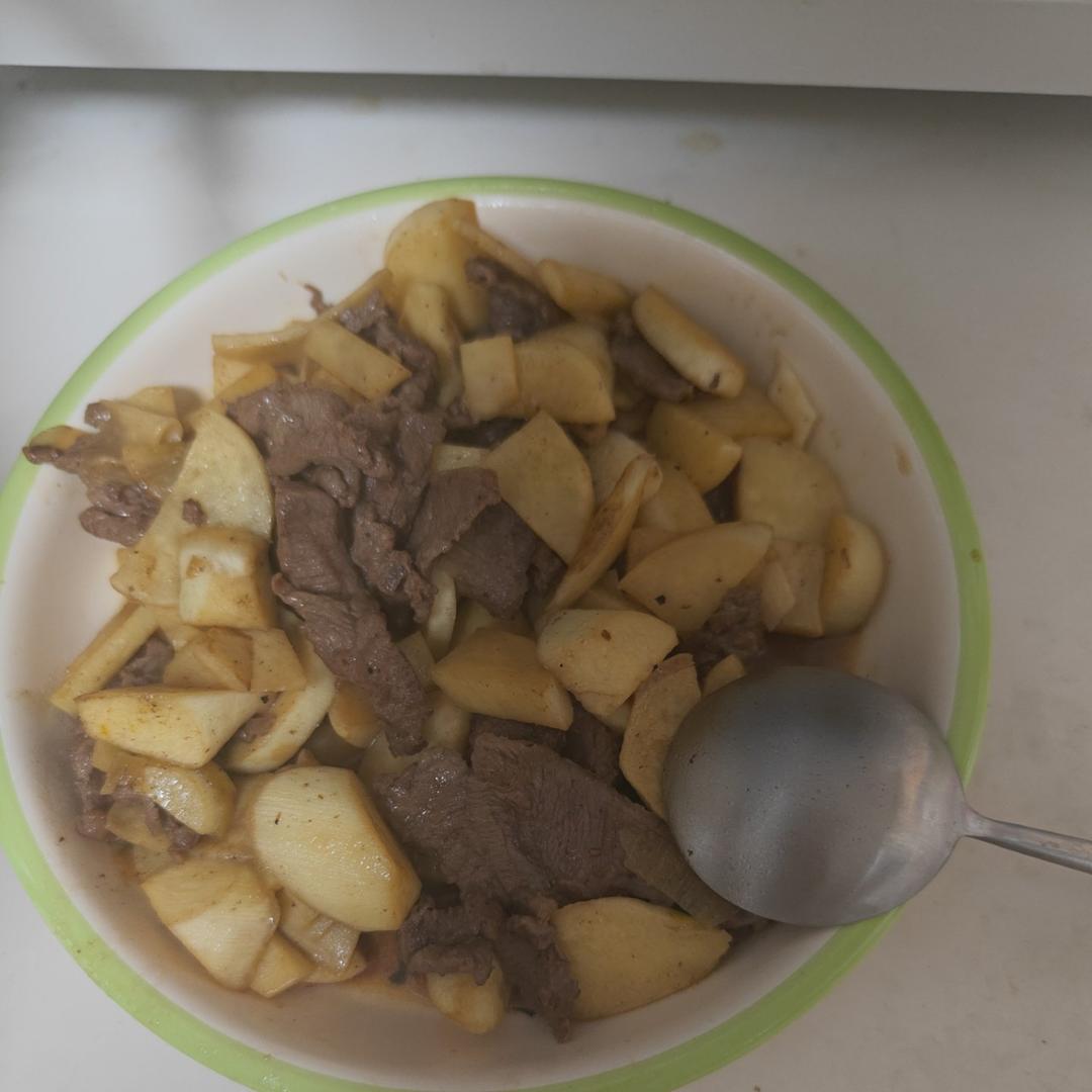 茭白炒牛肉