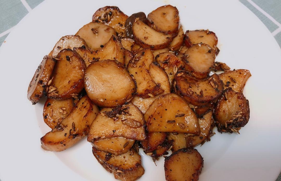 孜然黑椒杏鲍菇