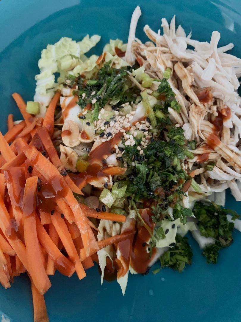 【健康三餐】鸡丝白菜沙拉