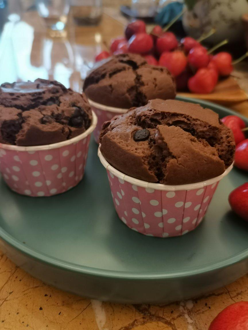 完美复刻星巴克蘑菇头巧克力玛芬蛋糕