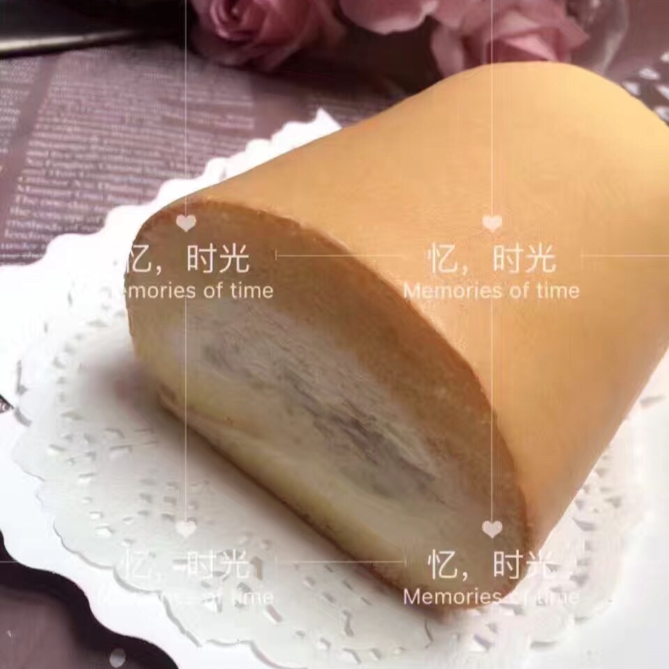 榴莲奶油蛋糕卷