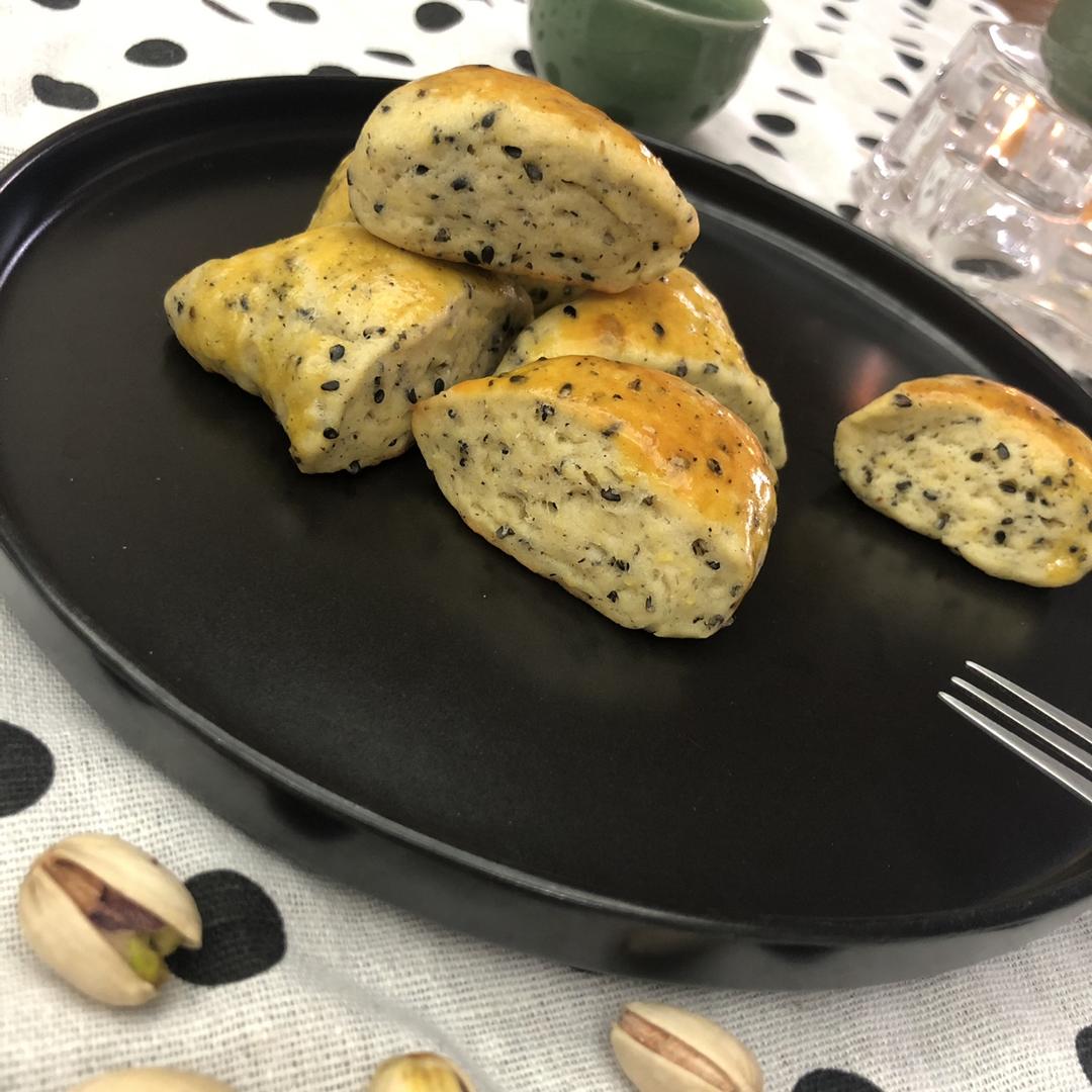 酵母版黑芝麻司康