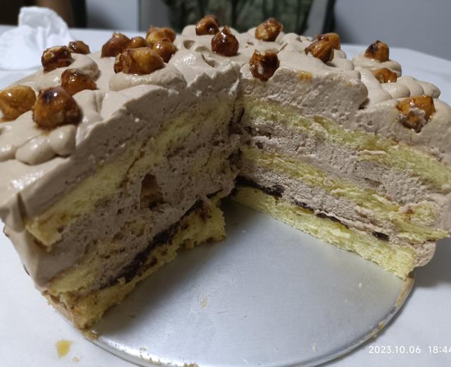 榛子巧克力蛋糕的做法