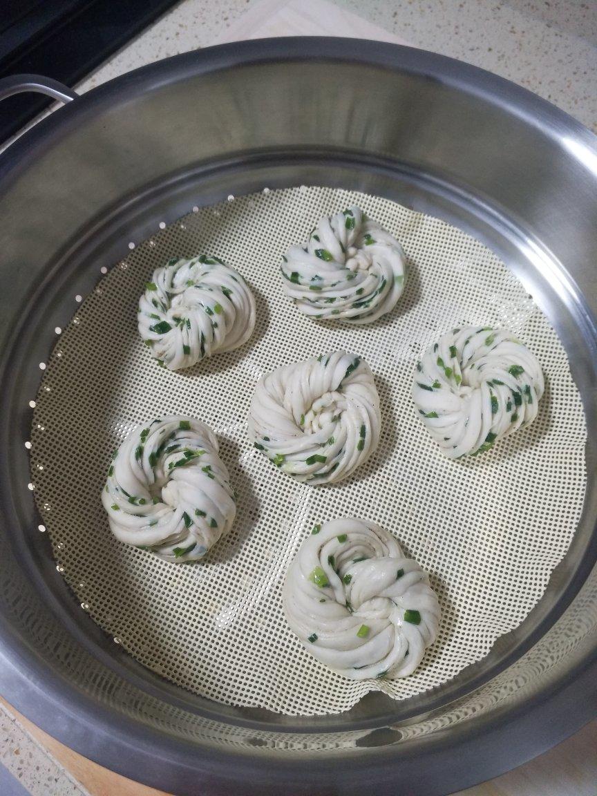 椒盐葱香花卷&古早味芝麻酱红糖花卷