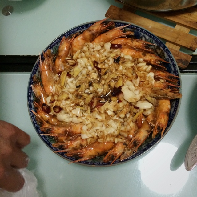 蒜蓉烤虾