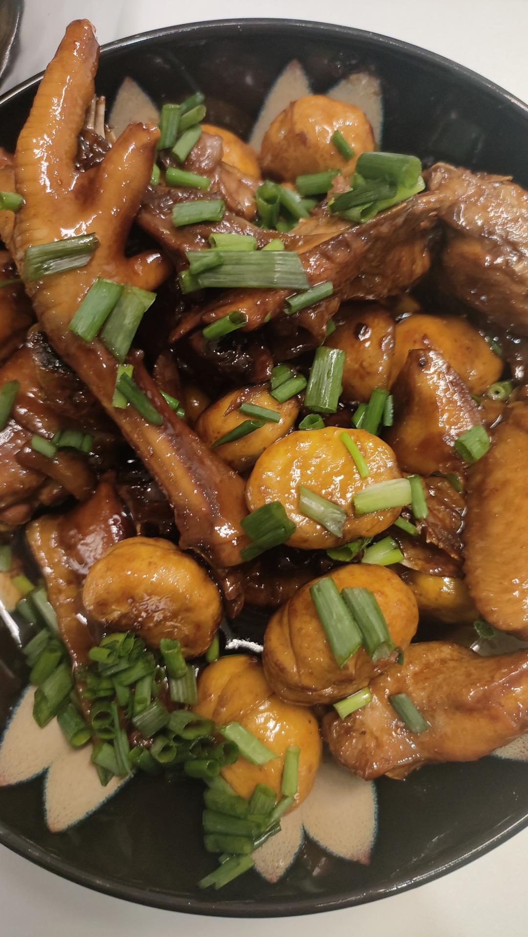 【栗子烧鸡】鸡肉都给你吃，栗子归我~