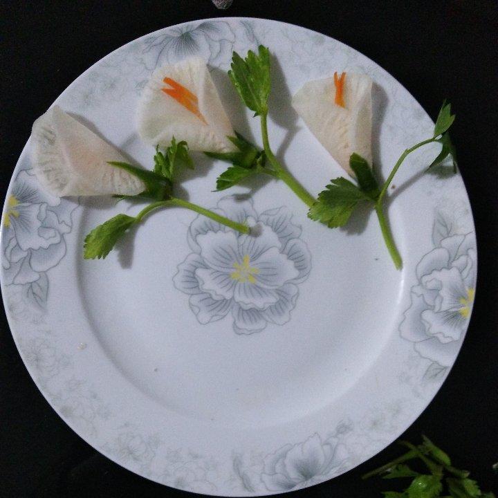 白秀兰做的萝卜花