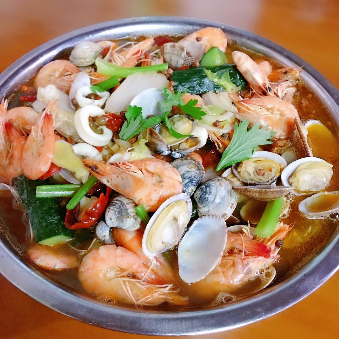 灬阿九灬做的厦门人家的水煮三鲜