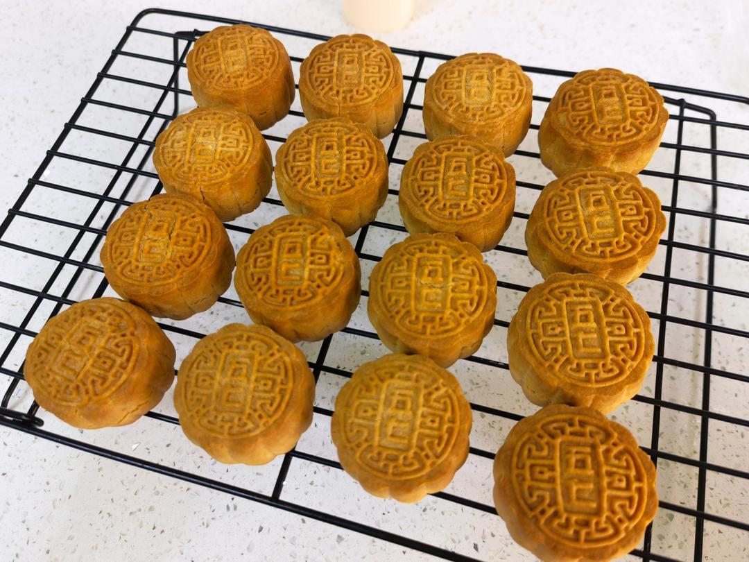 老式酥皮五仁月饼不用转化糖浆