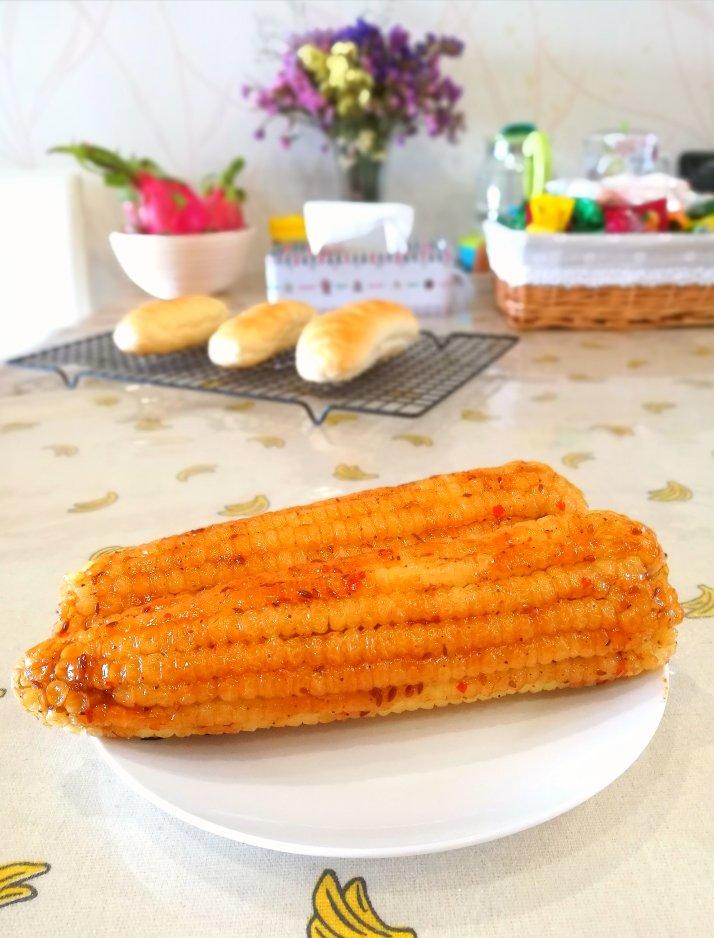 smallmolly做的家庭烤箱烤玉米