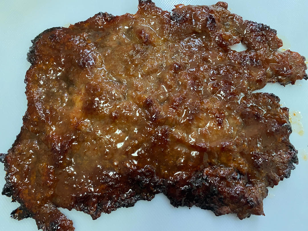 自制猪肉脯（肉质软嫩，肉香浓郁）