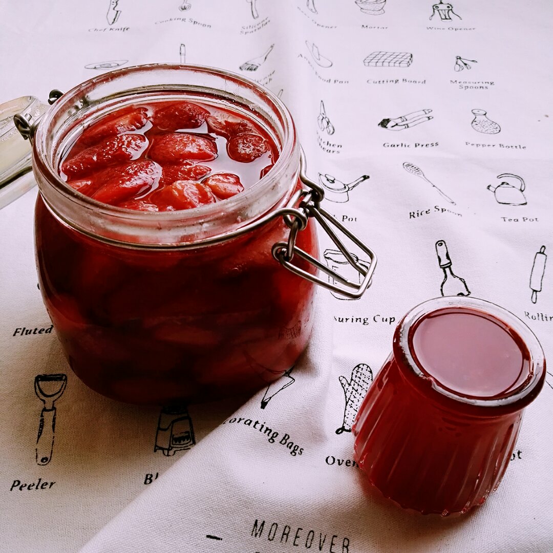 roasted strawberries（烤草莓酱）