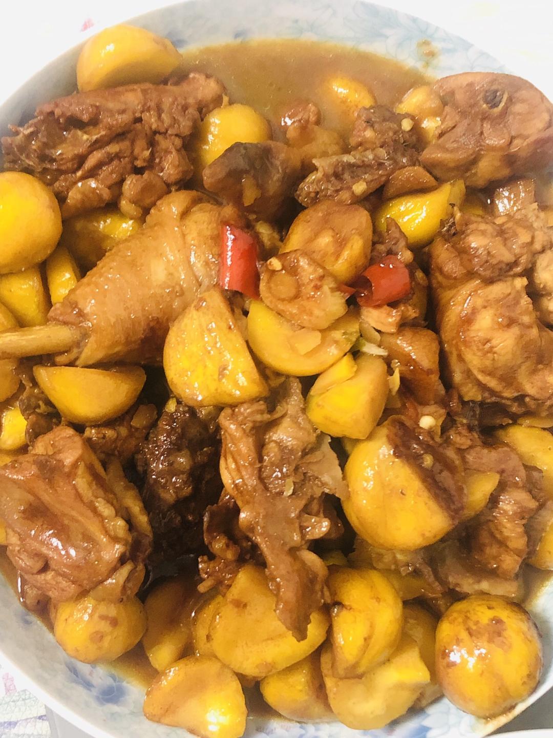 红烧板栗鸡