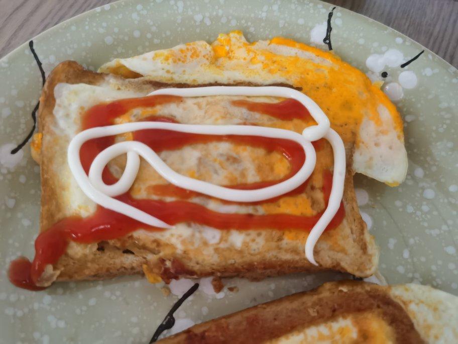 爆浆芝士火腿三明治（平底锅版）