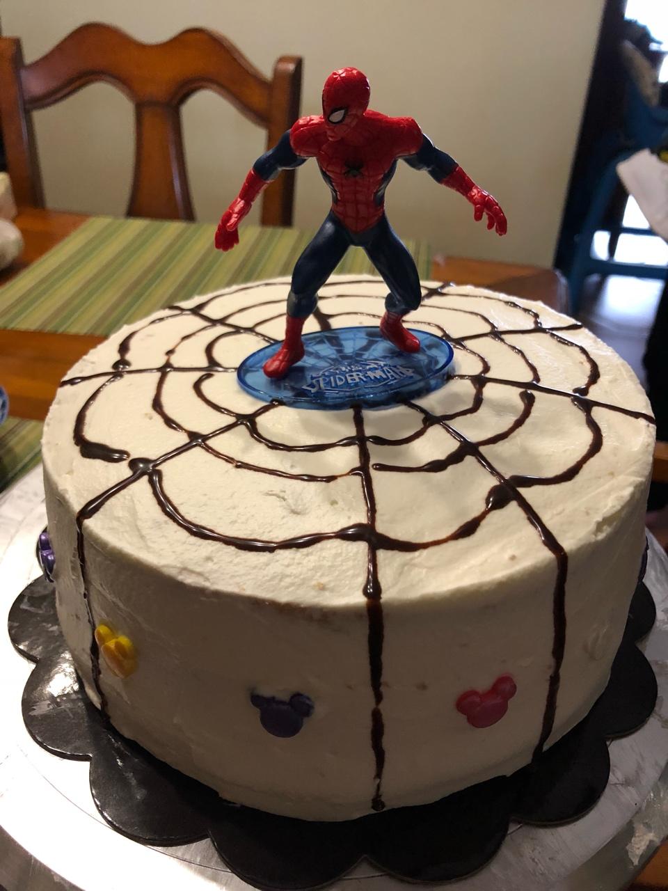 蜘蛛侠蛋糕