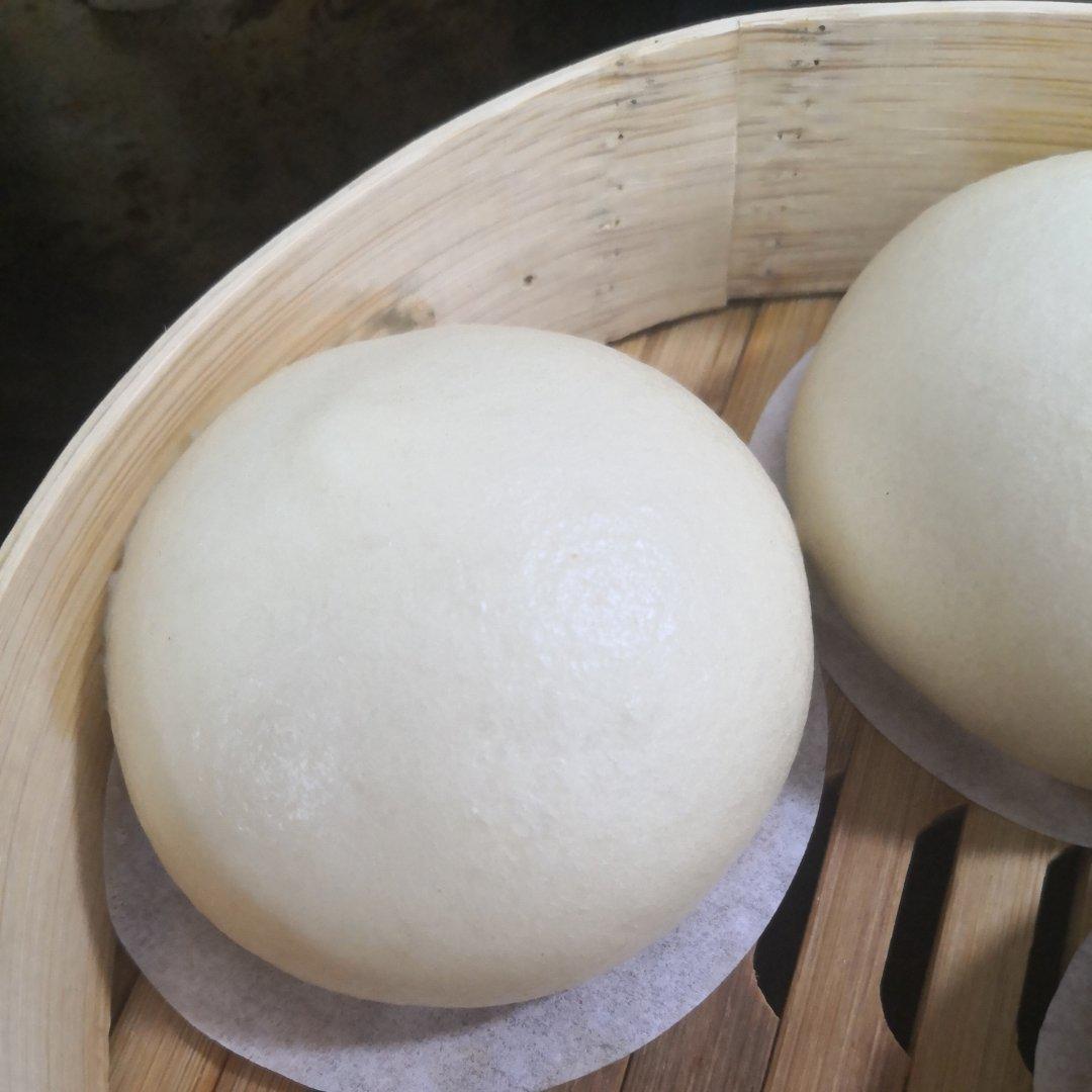 古月三金做的基础白馒头解密q弹水光肌馒头做法