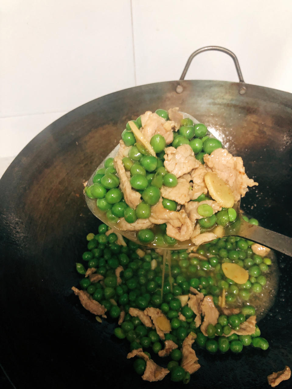 快手菜 青豆炒肉